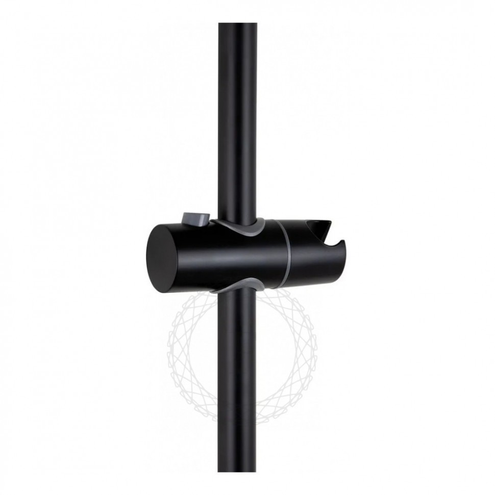 Стойка для душа FILARETE FL55, черный матовый