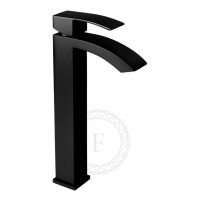 Смеситель для раковины FILARETE Waterfall FL6010, черный матовый