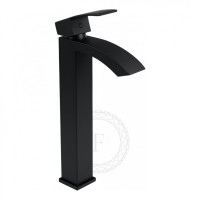 Смеситель для раковины FILARETE Waterfall FL6010, черный матовый