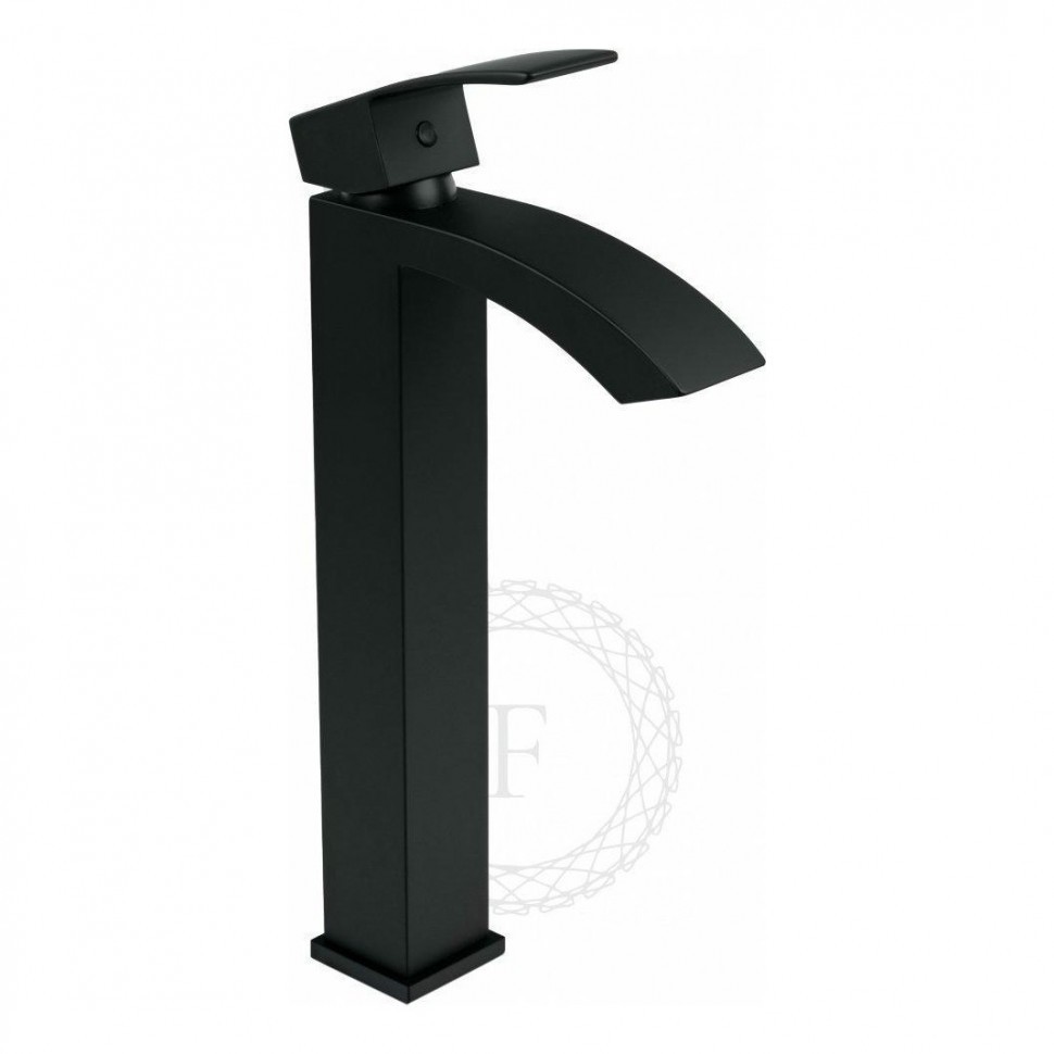 Смеситель для раковины FILARETE Waterfall FL6010, черный матовый