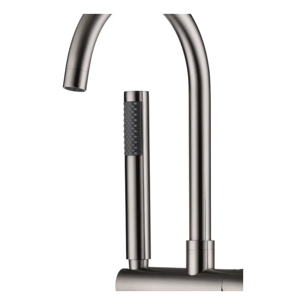 Смеситель напольный для ванны Grocenberg GB900, графит