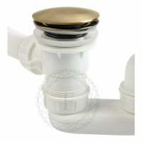 Сифон для ванны автоматический FILARETE FL90, бронза