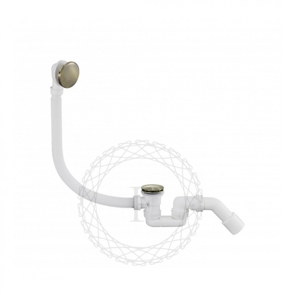 Сифон для ванны автоматический FILARETE FL90, бронза