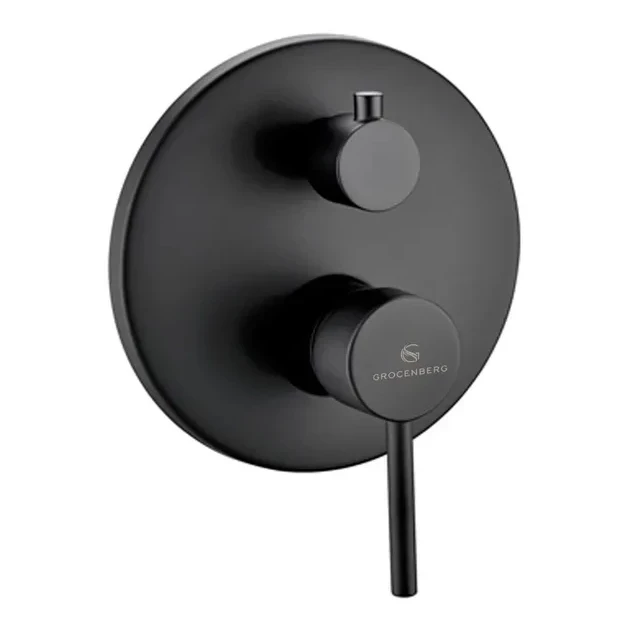 Душевая система скрытого монтажа Grocenberg GB5099BL-3, черный матовый