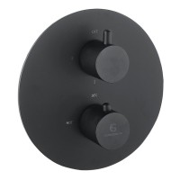 Душевая система скрытого монтажа Grocenberg GB5091, черный матовый