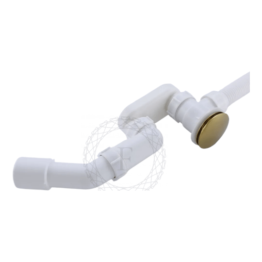 Сифон для ванны автоматический FILARETE FL90, золото глянец