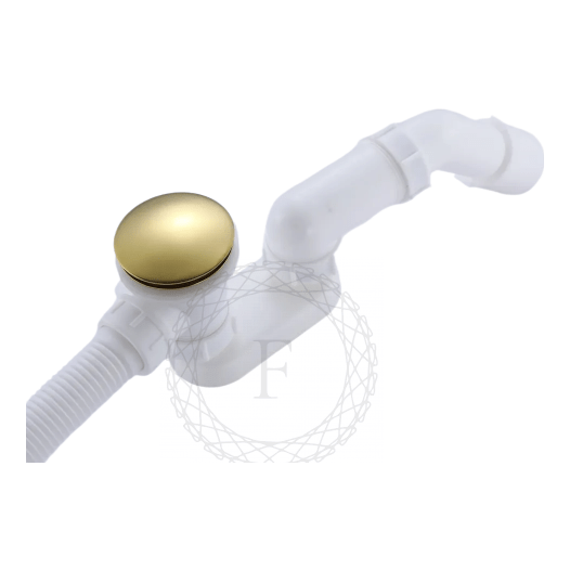 Сифон для ванны автоматический FILARETE FL90, золото глянец