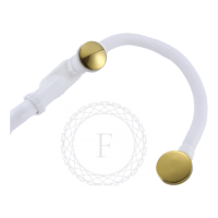 Сифон для ванны автоматический FILARETE FL90, золото глянец