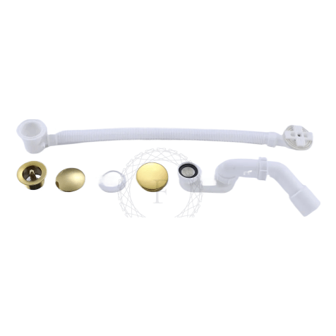 Сифон для ванны автоматический FILARETE FL90, золото глянец