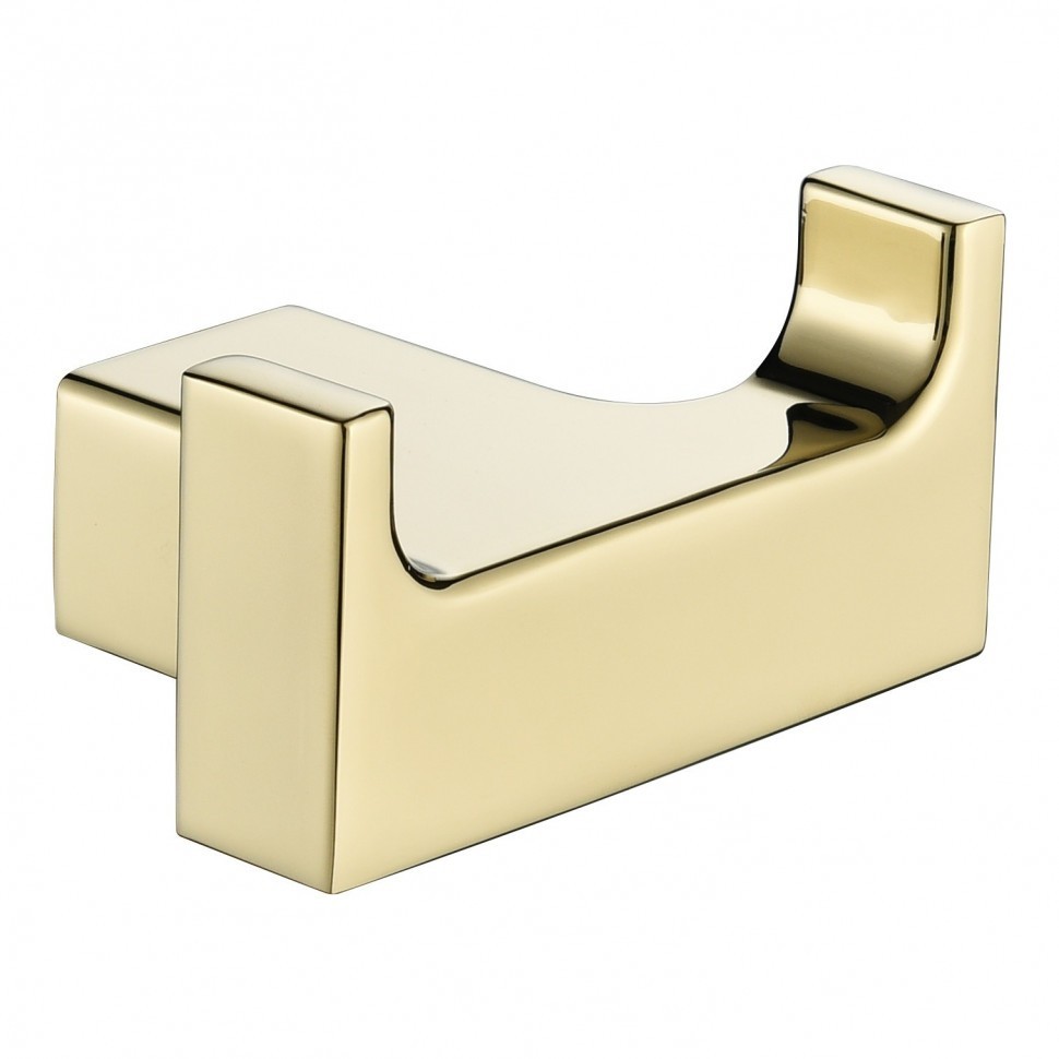 Крючок двойной Grocenberg AC0018, золото глянец