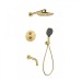 Душевая система скрытого монтажа Grocenberg GB5091, матовое золото