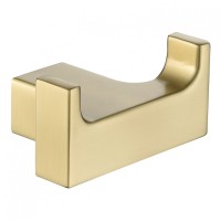 Крючок двойной Grocenberg AC0018, матовое золото Крючок двойной Grocenberg AC0018, матовое золото