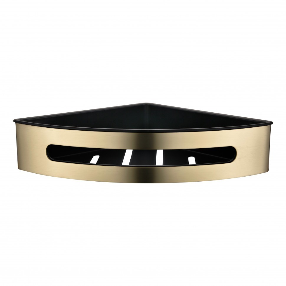 Полка корзина угловая Grocenberg AC0092MG, матовое золото