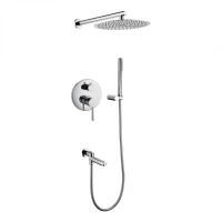 Душевая система скрытого монтажа Grocenberg GB5099CR-1, хром