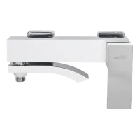 Набор для ванны 3 в 1 Hansberge H7077, белый/хром