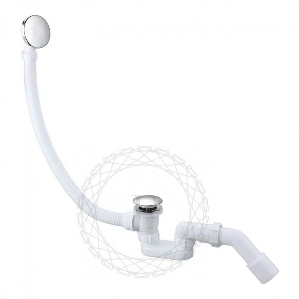 Сифон для ванны автоматический FILARETE FL90, хром