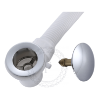 Сифон для ванны автоматический FILARETE FL90, хром