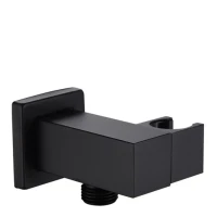 Душевое соединение с держателем Grocenberg GB188, черный матовый