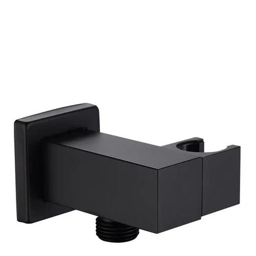 Душевое соединение с держателем Grocenberg GB188, черный матовый