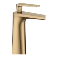 Смеситель для раковины высокий Grocenberg GB3025, матовое золото