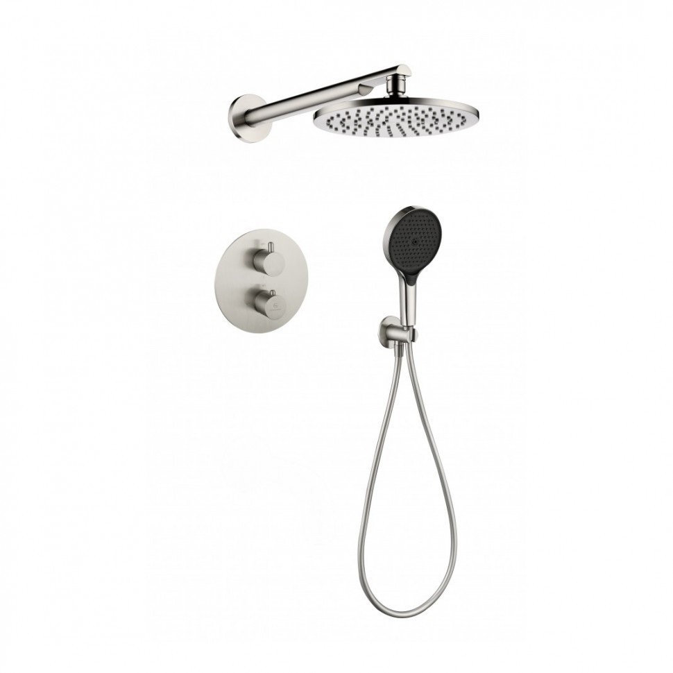 Душевая система скрытого монтажа Grocenberg GB5093, никель