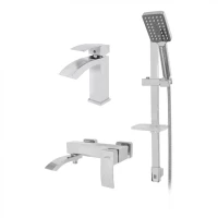 Набор для ванны 3 в 1 Hansberge H7077, хром