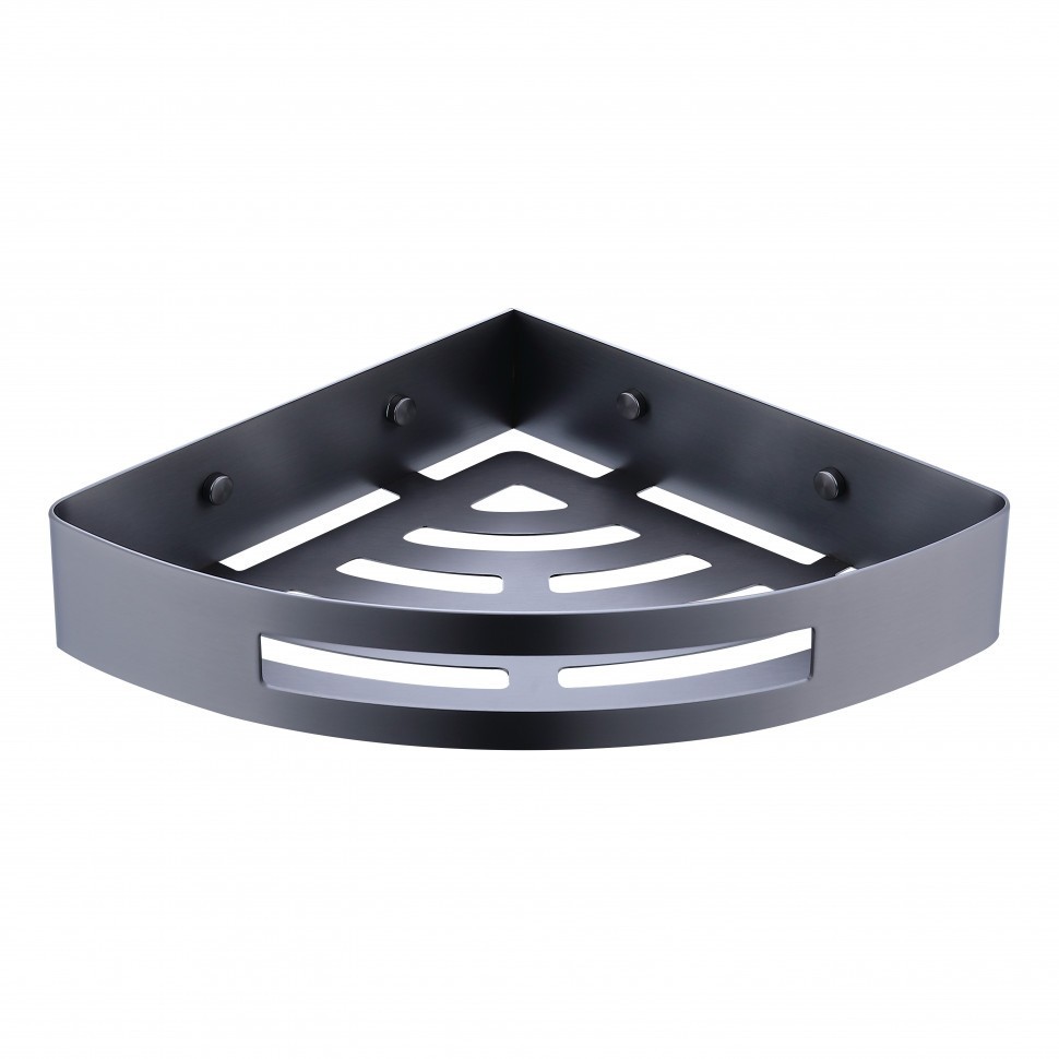 Полка корзина угловая Grocenberg AC0093BG, графит