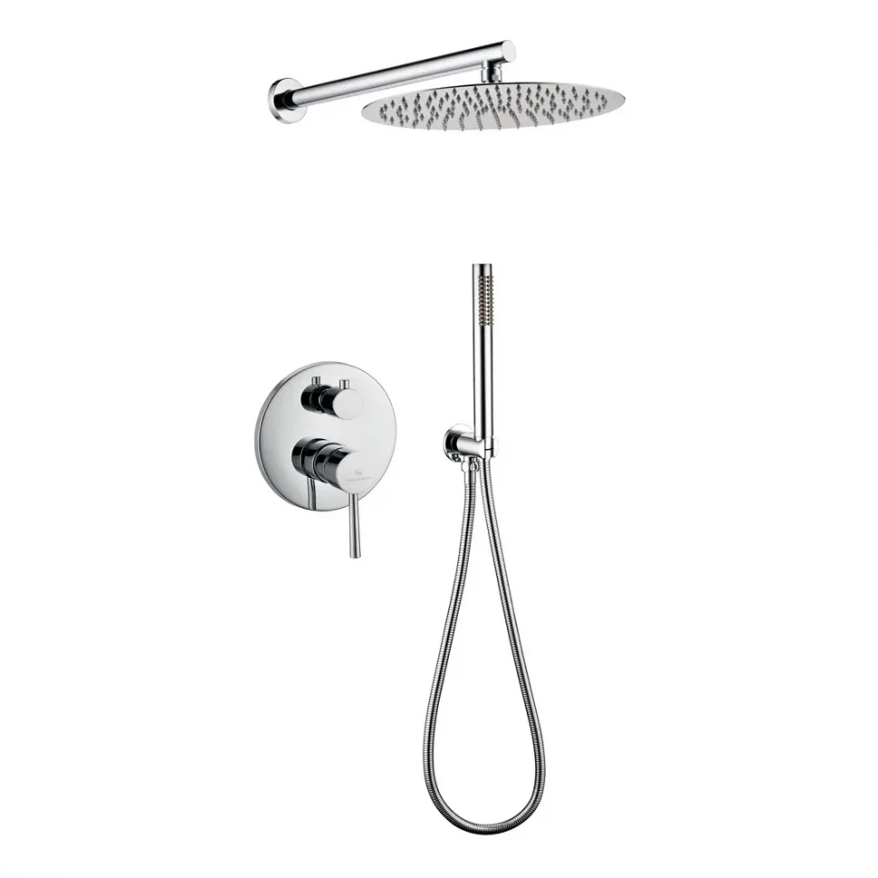 Душевая система скрытого монтажа Grocenberg GB5099CR-3, хром