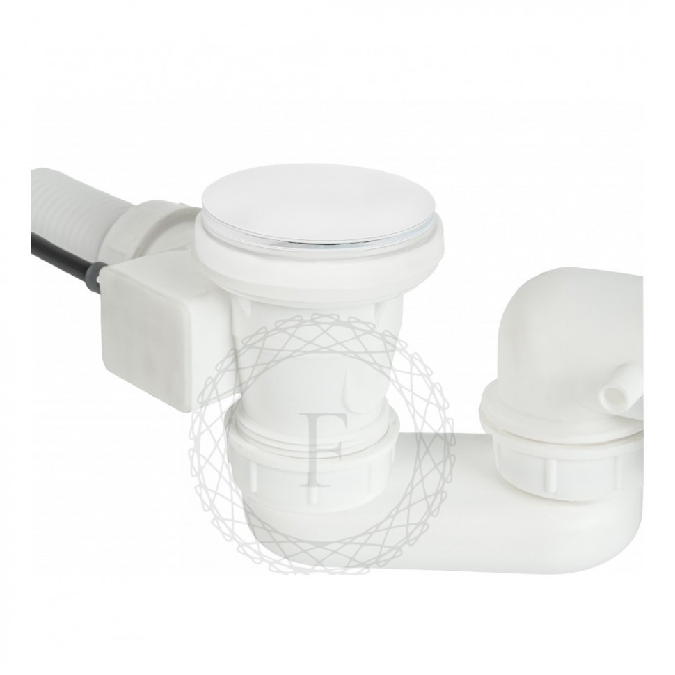 Сифон для ванны полуавтоматический FILARETE FL80, белый